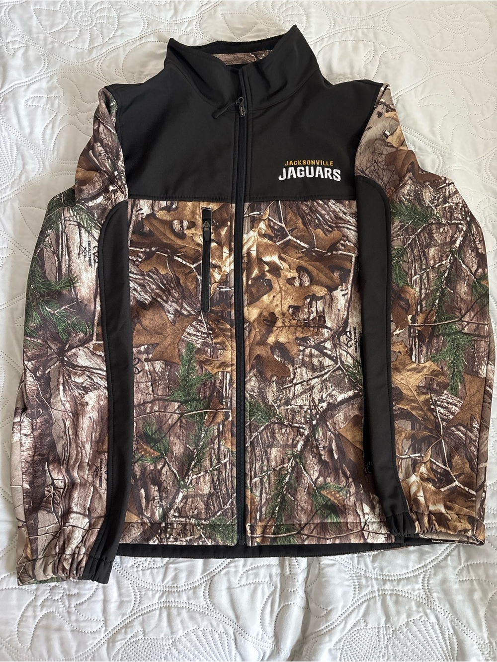 Dunbrooke Jacksonville Jaguars Camo Performance Jacket - Brown/Black/Green